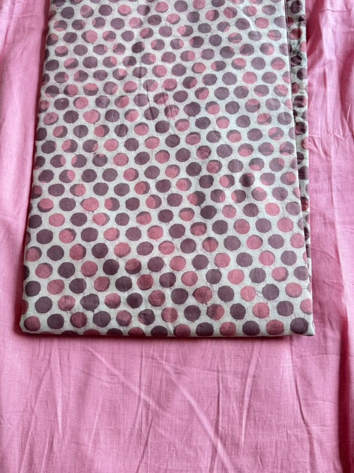 Gudiya · Pink Polka Dot Suit Set
