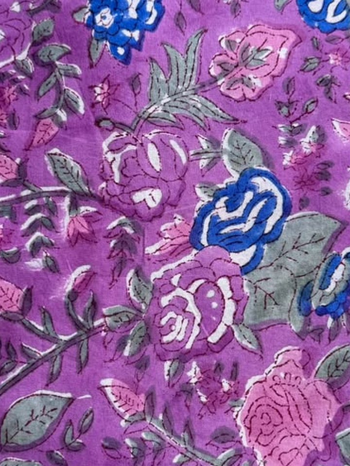 Jamuni · Lilac Rose Garden Cotton