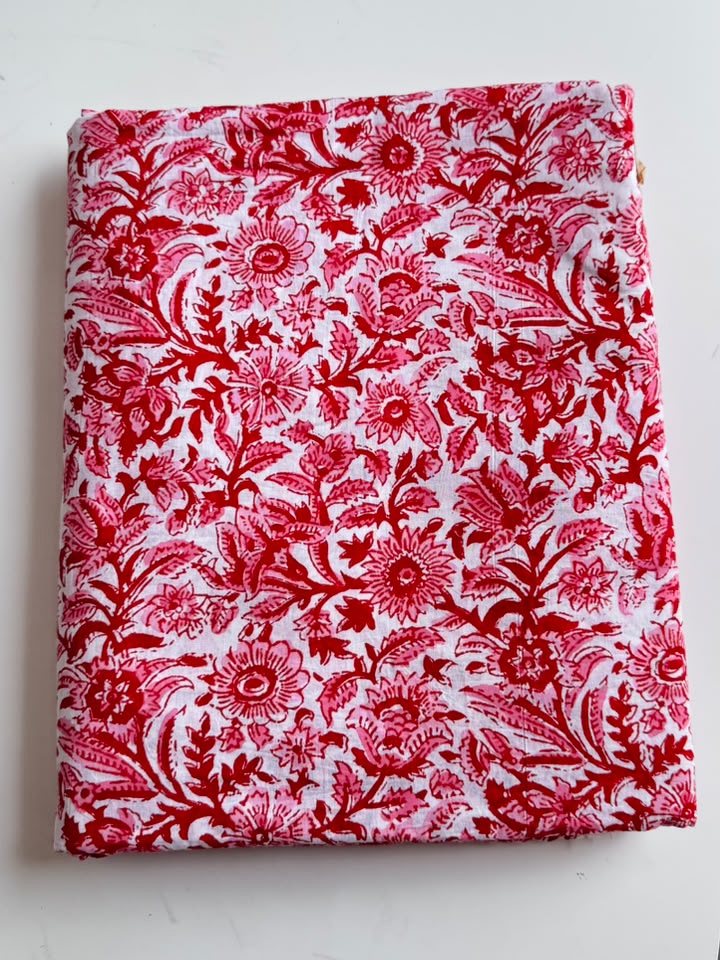Sanganeri Laal · Red Sanganeri Jaal Cotton
