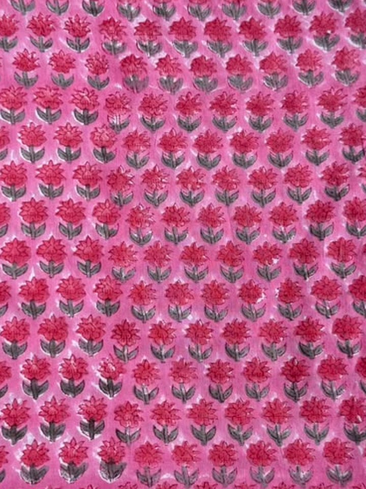 Rani · Rani Pink Floral Buti Cotton