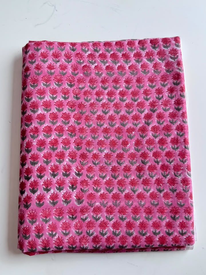 Rani · Rani Pink Floral Buti Cotton
