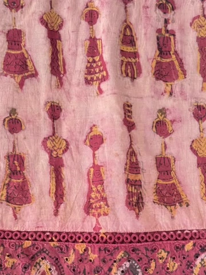 Latkan · Blush Tassel Print Cotton