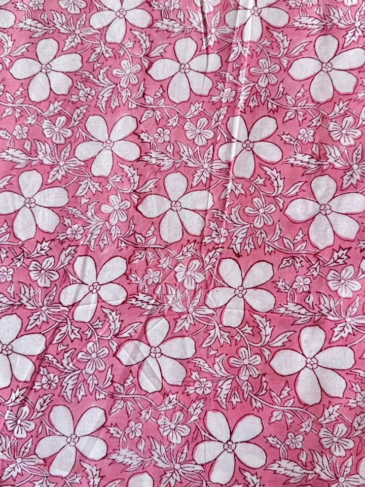 Chameli · Pink Jasmine Floral Cotton