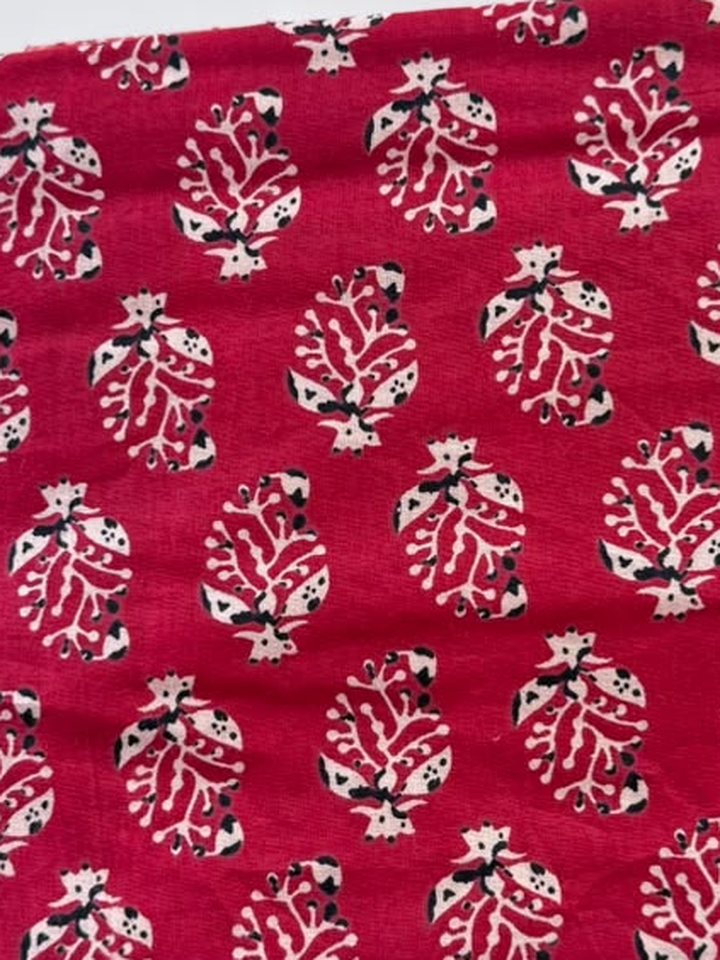 Mehfil · Crimson Buta Cotton