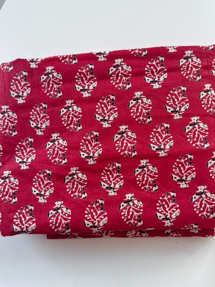 Mehfil · Crimson Buta Cotton