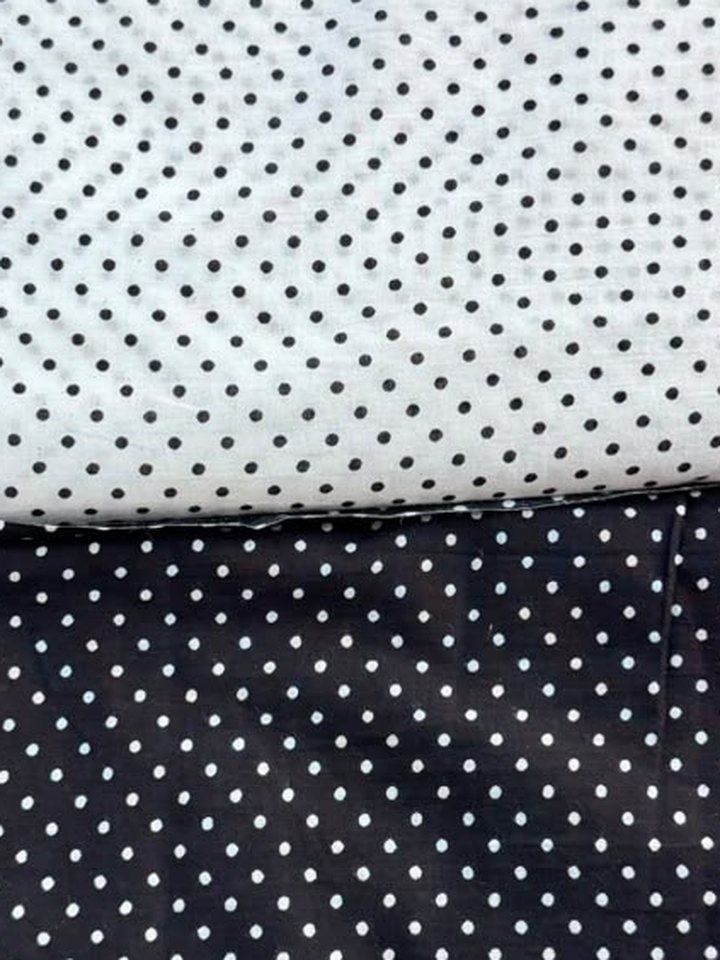 Taare · Monochrome Pin Dot Suit Set